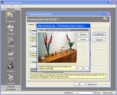 Privat-Webcam G4 Screenshot